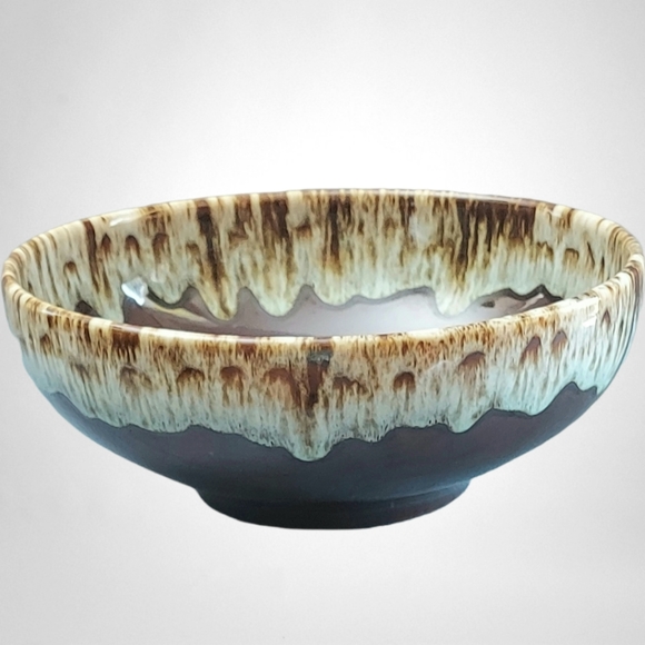 Vintage Brown Drip Bowl - Picture 9 of 9